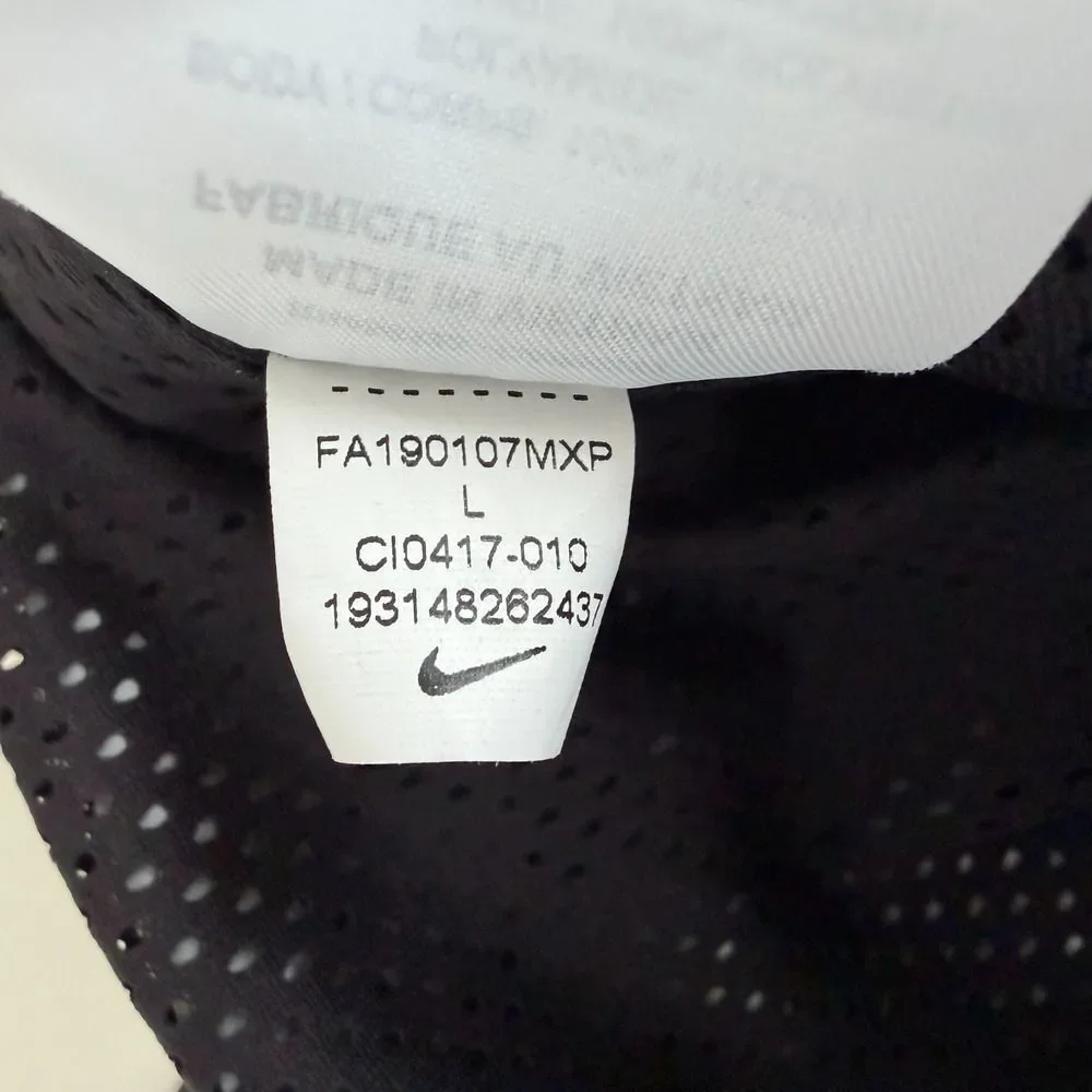 Nike ACG‎ Woven Overalls Mens Large Black White Gray Camo Print AOP CI0417-010